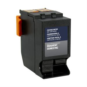 Reference photo: Quadient iX5 / iX7 / iX7PRO high-capacity red postage cartridge. Supplier labels and packaging may vary.