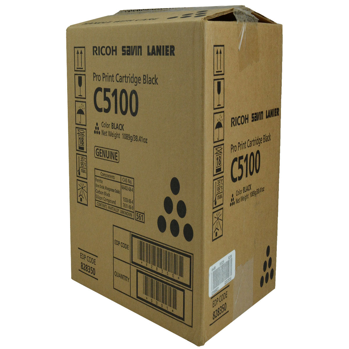 OEM Ricoh (828221) Toner Cartridge, Black, 30K Yield