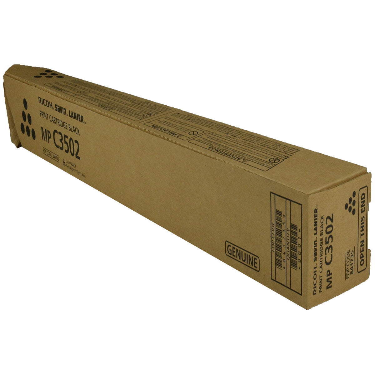 OEM Ricoh (841735) Toner Cartridge, Black, 28K Yield