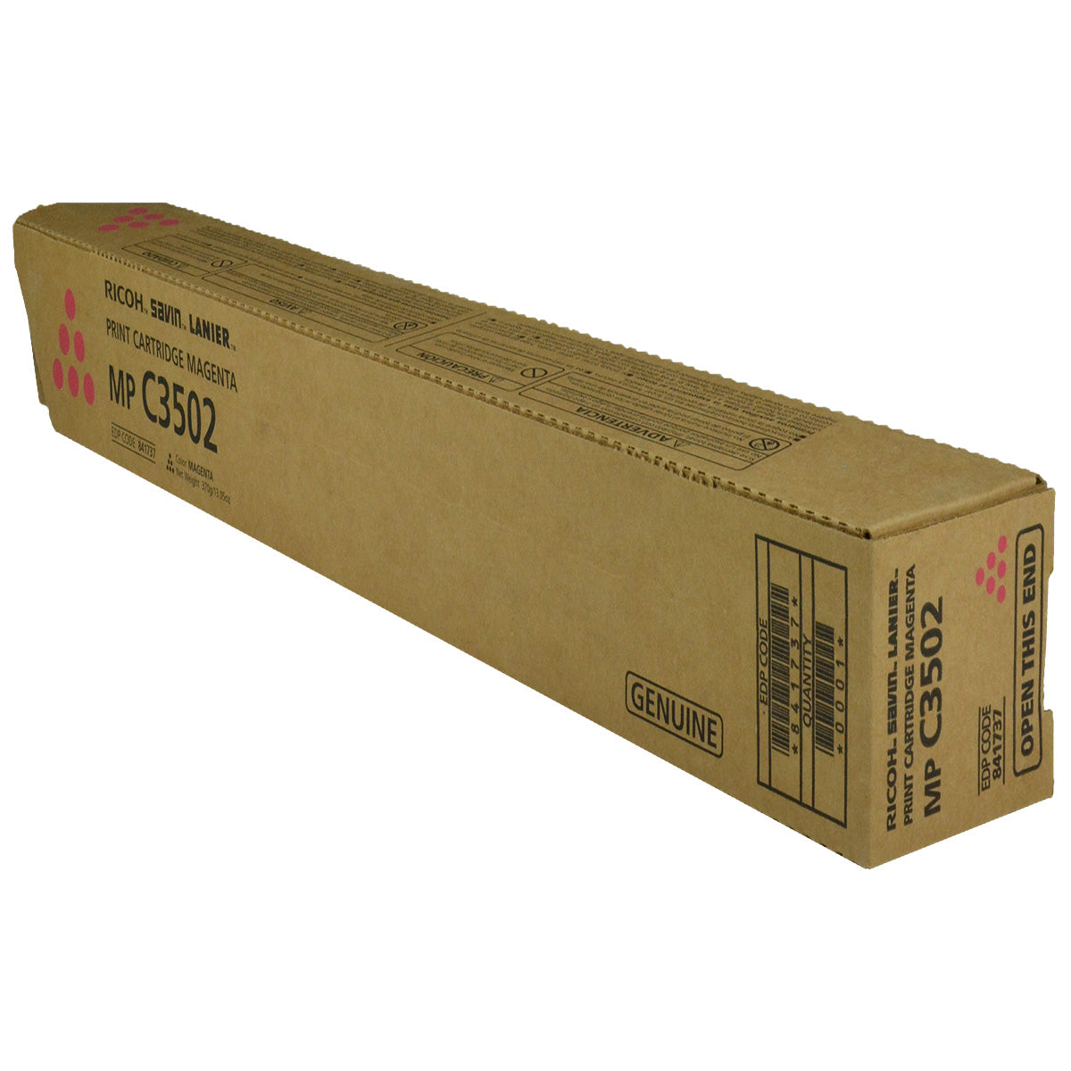 OEM Ricoh (841737) Toner Cartridge, Magenta, 18K Yield