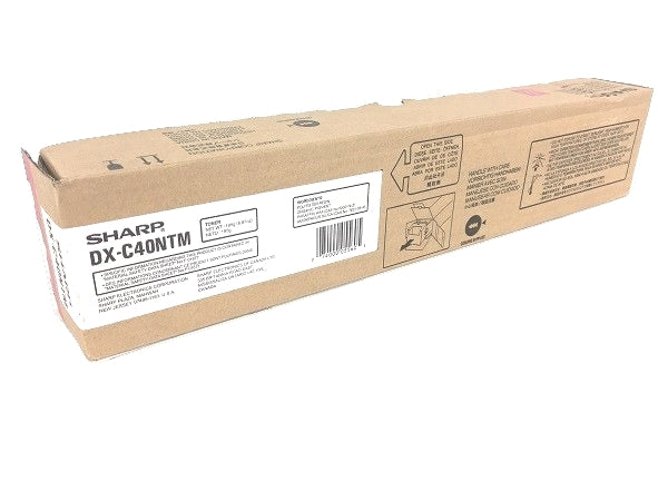 OEM Sharp DX-C40NTM Toner Cartridge, Magenta, 10K Yield