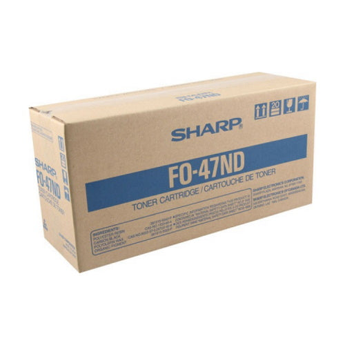 OEM Sharp FO-47ND Toner Cartridge, Black, 6K Yield