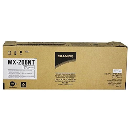 OEM Sharp MX-206NT Toner Cartridge, Black, 16K Yield