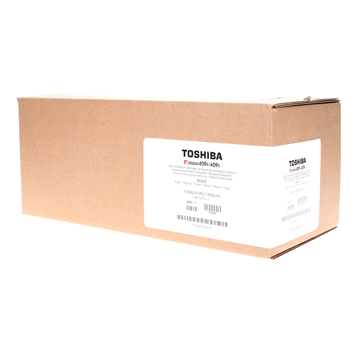 OEM Toshiba T-409SU-R (T409SUR) Toner Cartridge, Black, 20K Yield