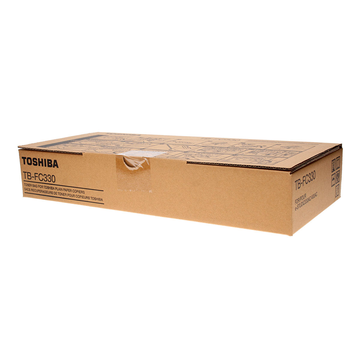 OEM Toshiba T-FC331U-Y (TFC331UY) Toner Cartridge, Yellow, 17.4K Yield