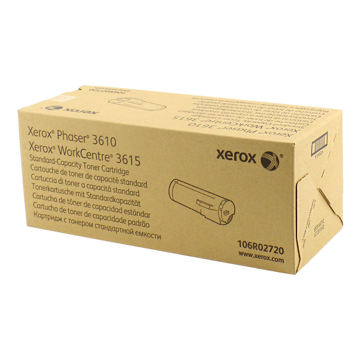 OEM Xerox 106R02720 (106R2720) Toner Cartridge, Black, 5.9K Yield