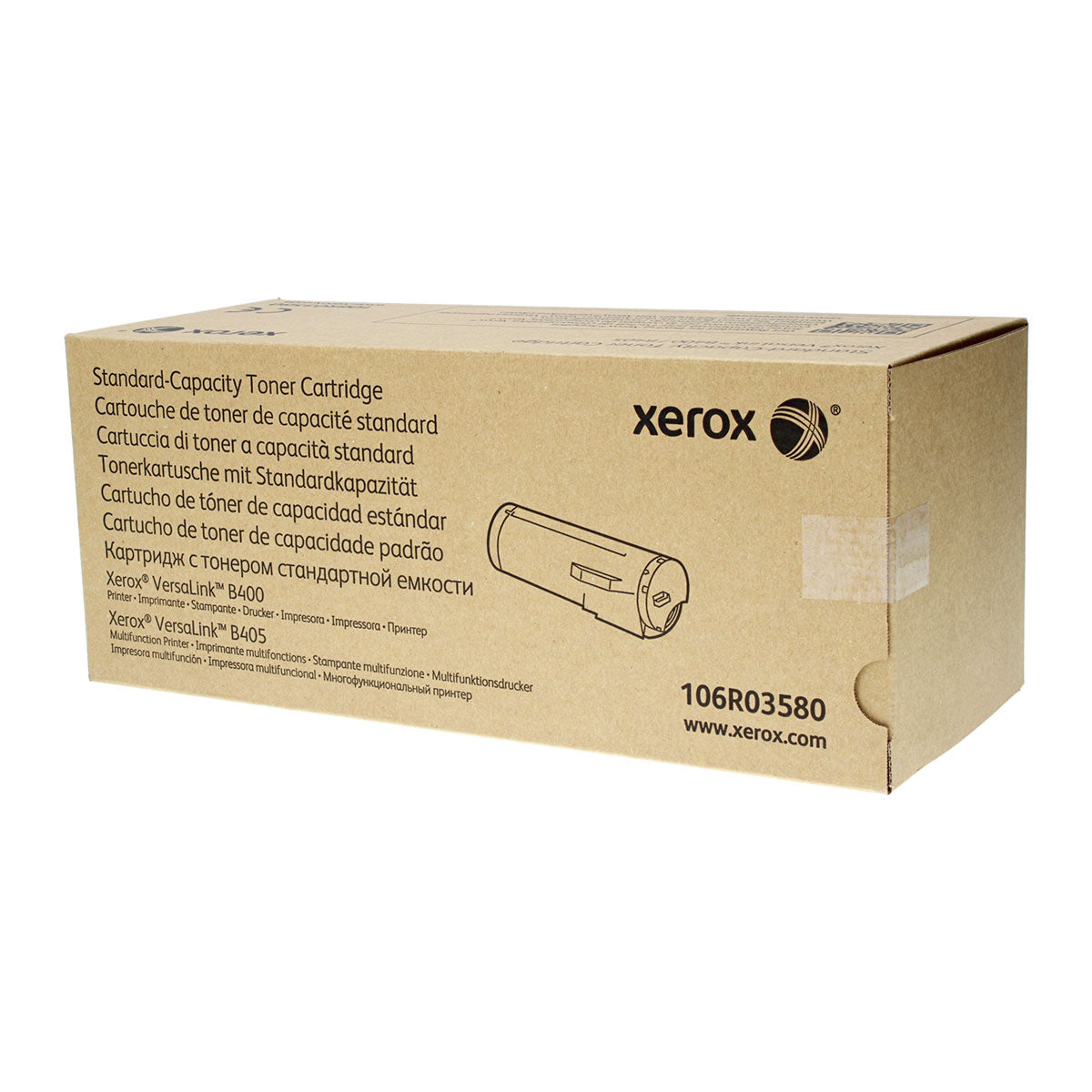 OEM Xerox 106R03580 (106R3580) Toner Cartridge, Black, 5.9K Yield