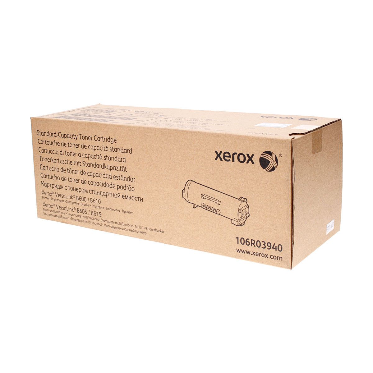 OEM Xerox 106R03940 (106R3940) Toner Cartridge, Black, 10.3K Yield