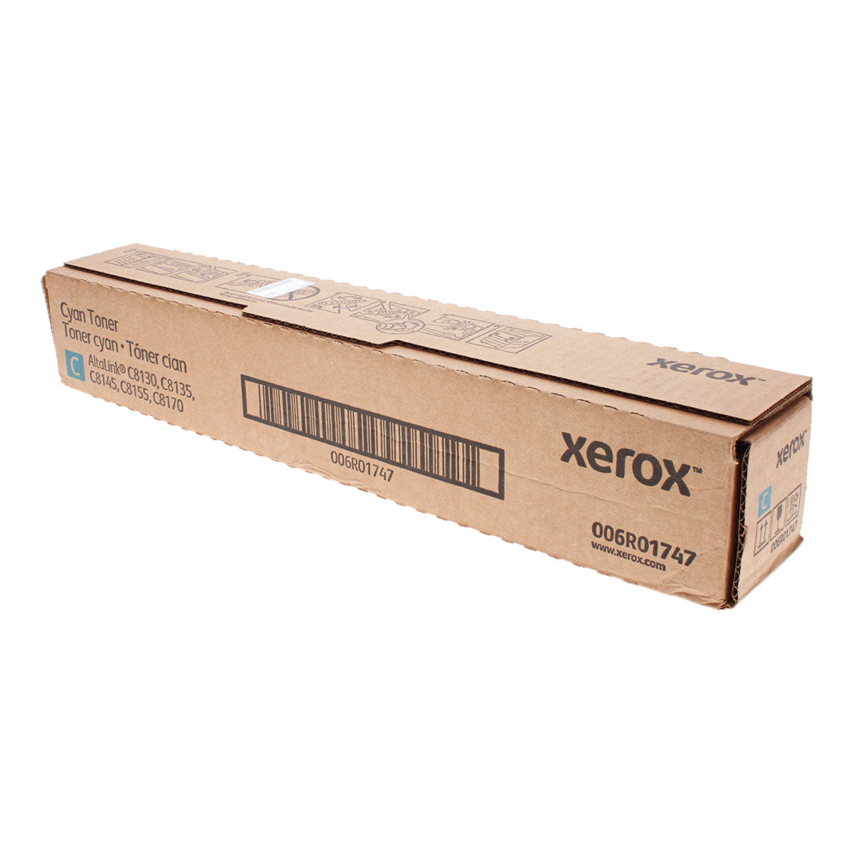OEM Xerox 6R01747 (6R1747) Toner Cartridge, Cyan, 28K Yield
