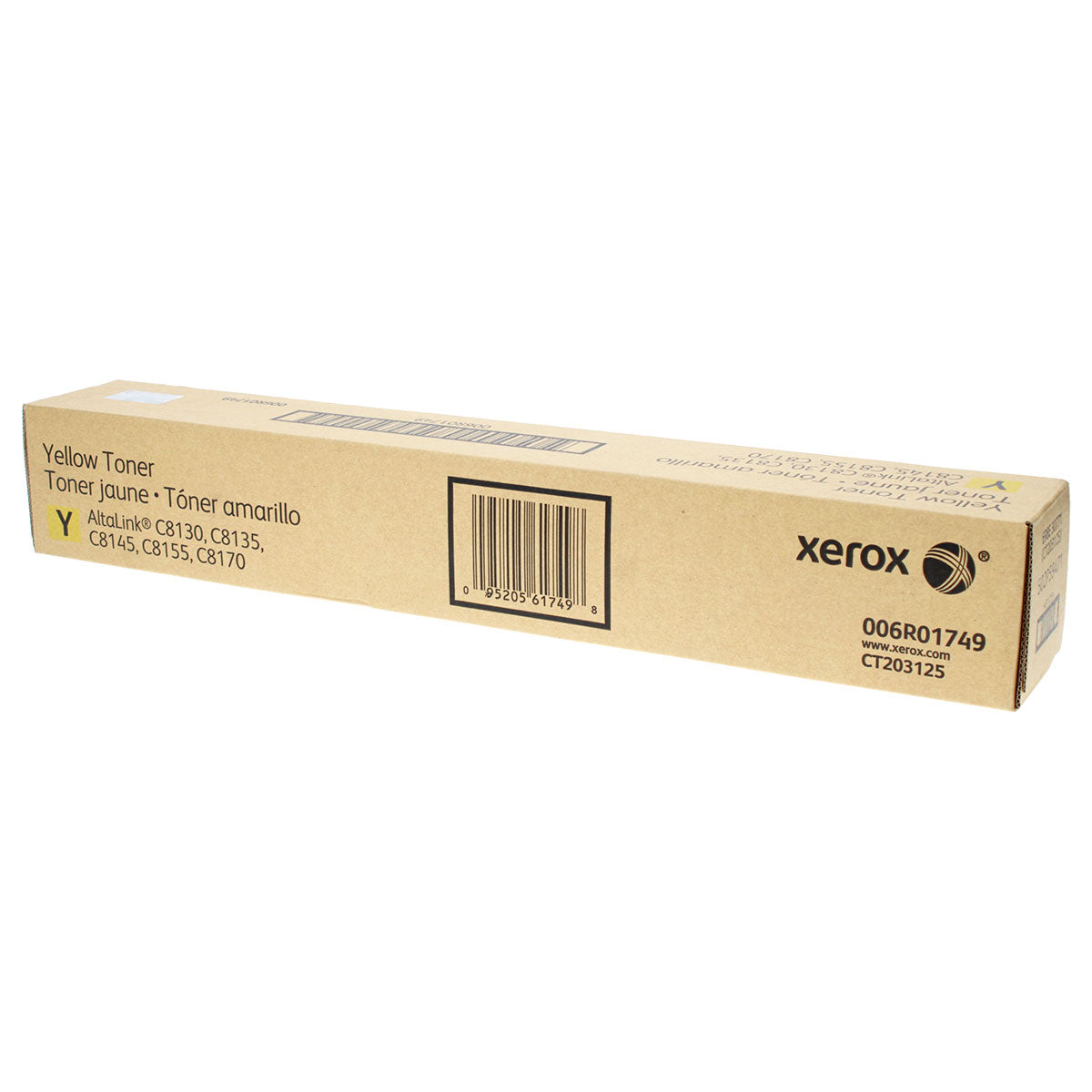OEM Xerox 6R01749 (6R1749) Toner Cartridge, Yellow, 28K Yield
