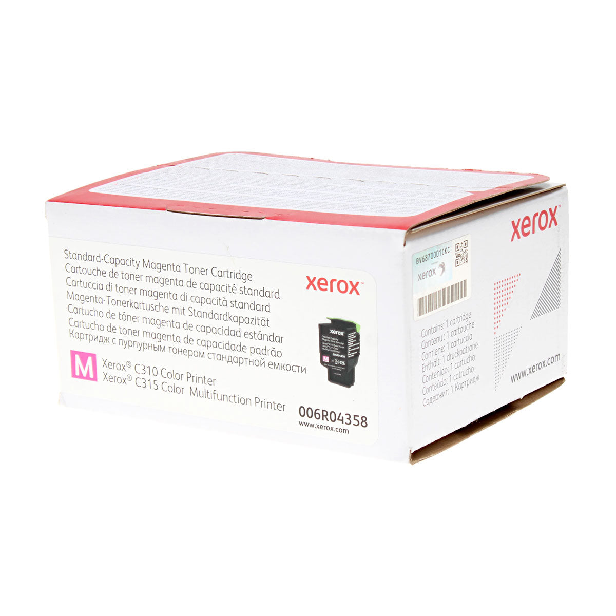 OEM Xerox (6R04358) Toner Cartridge, Magenta, 2K Yield