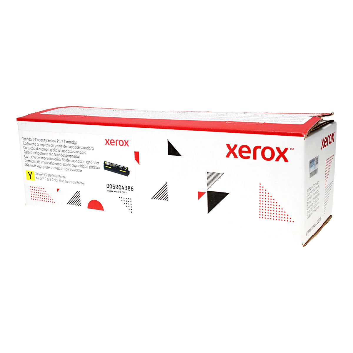 OEM Xerox 6R04386 (6R4386) Toner Cartridge, Yellow, 1.5K Yield