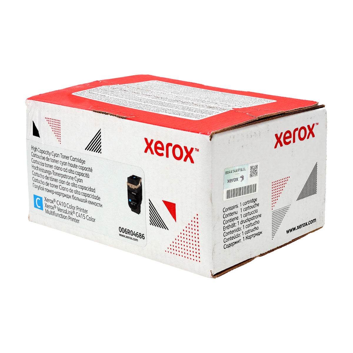 OEM Xerox (6R04686) Toner Cartridge, Cyan, 7K Yield